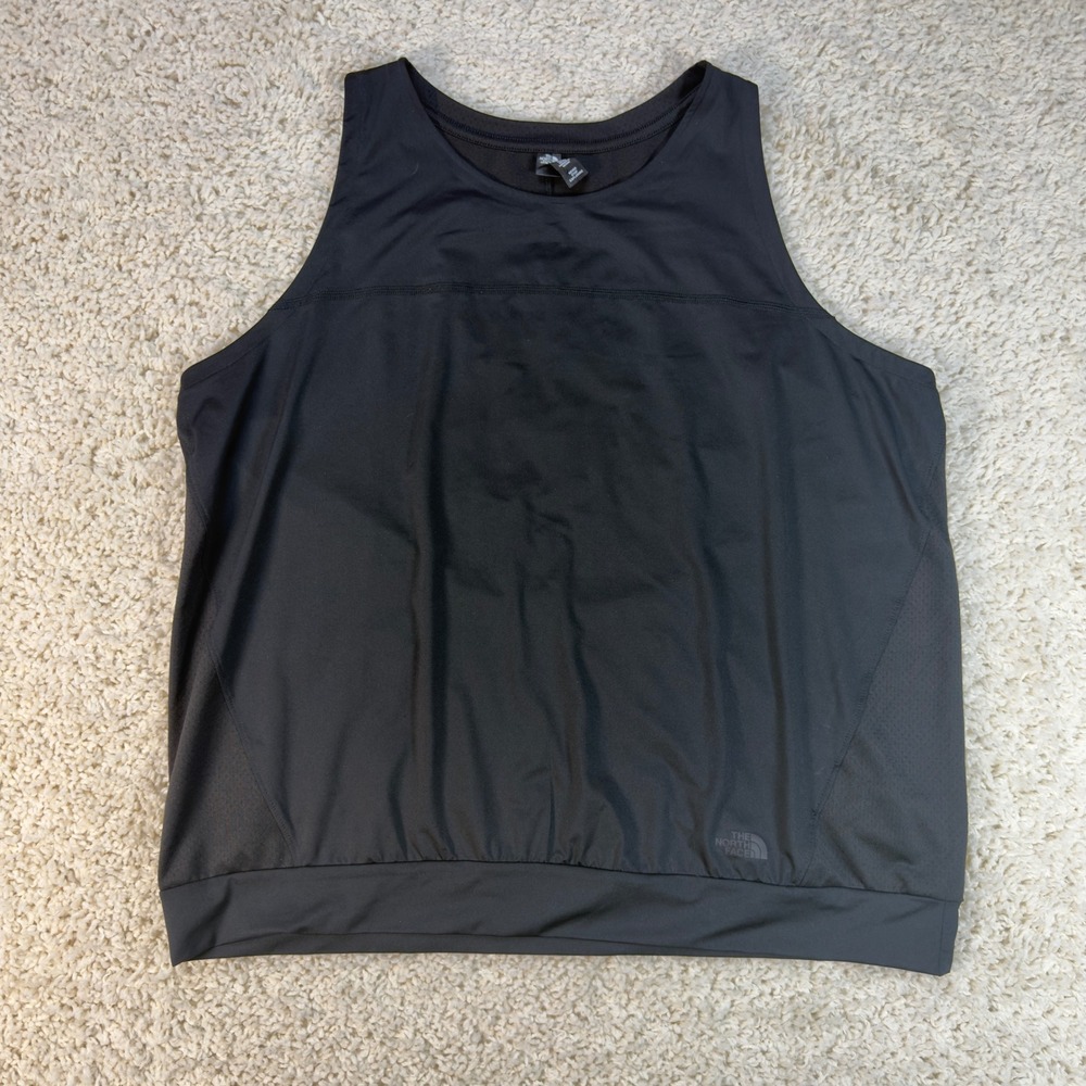 The North Face Beyond Backless Tank Womens XL Black Open Back Gorpcore Hiking